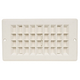 Valterra Heating/ Cooling Register - Rectangular White - A10-3364VP