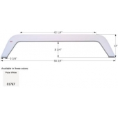 Icon Fender Skirt For Dutchmen  AeroLite 58-3/4 Inch 13 Inch  White 01767