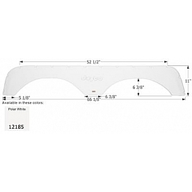 Icon Fender Skirt For Jayco  Eagle 66-1/8 Inch 11 Inch  White 12185