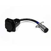 RV Pigtails Trailer Wiring Connector Adapter 7 Blade To 6 Pin - 20041