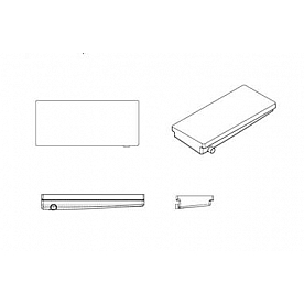 Alpha System Waste Holding Tank -  22 Inch x 52 Inch x 8 Inch