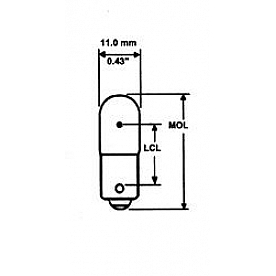 Camco Instrument Panel Light Bulb 54835