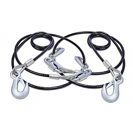 Roadmaster Inc Trailer Safety Cable - 80 Inch 8000 Pound - Set of 2 - 674