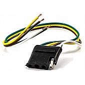 Eaz Lift Trailer Towing Wiring Flat Connector - 4 Flat  36 Inch Lead Wire - 64854