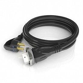 Furrion Power Cord Black - 50 Amp; 25 Foot Length - F50R25-SB-AM