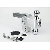 Weigh Safe Hitch Ball Mount 2 Inch Receiver  x 4 Inch Drop - CTB4-2