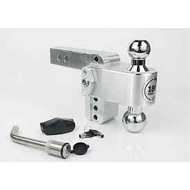 Weigh Safe Hitch Ball Mount 2 Inch Receiver  x 4 Inch Drop - CTB4-2