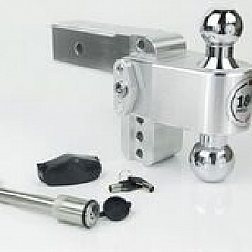 Weigh Safe Hitch Ball Mount 2-1/2 Inch Receiver  x 4 Inch Drop - CTB4-2.5