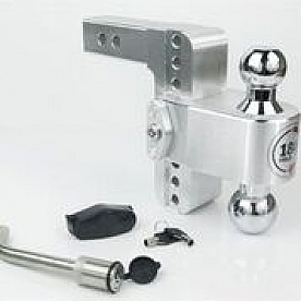 Weigh Safe Hitch Ball Mount 2 Inch Receiver  x 6 Inch Drop - CTB6-2