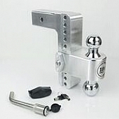 Weigh Safe Hitch Ball Mount 2-1/2 Inch Receiver  x 8 Inch Drop - CTB8-2.5