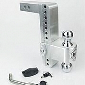 Weigh Safe Hitch Ball Mount 2 Inch Receiver  x 10 Inch Drop - CTB10-2