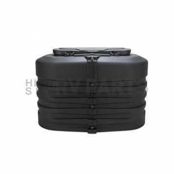 Camco Dual Propane Tank Cover - 30 Pound - Black Polymer - 50512-6