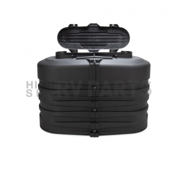 Camco Dual Propane Tank Cover - 30 Pound - Black Polymer - 50512-7