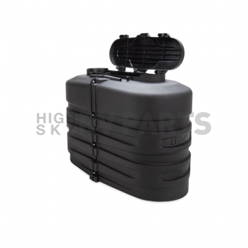 Camco Dual Propane Tank Cover - 30 Pound - Black Polymer - 50512-8