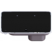 Suburban Mfg Cooktop With Sink Stainless Steel With Black Glass Lid - 3257AST