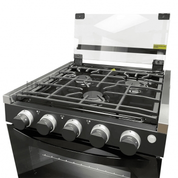 Furrion Greystone ® Stove - 3 Burner 17 Inch Black - CF-RV17BB-1