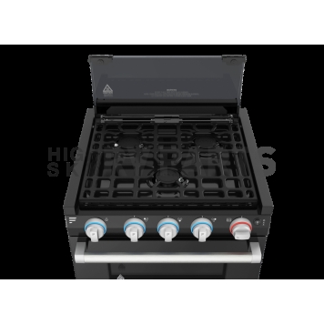 Furrion Greystone ® Stove - 3 Burner 21 Inch Black - CF-RV21B-3