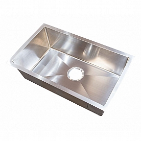 RV Single Bowl Square Sink - 25 Inch Width x 15 Inch Length - 421572