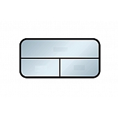 RV Side Window Single Vent/ Side Exit - Street Side - 42 Inch x 36 Inch Tinted - 341821