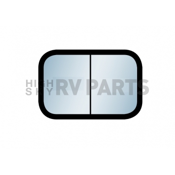 RV Side Window Street Side - 24 Inch x 15 Inch Tinted - 358629