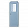 RV Entry Door - Radius Corners White - Right Side Hinges - 26 Inch Width x 72 Inch Height