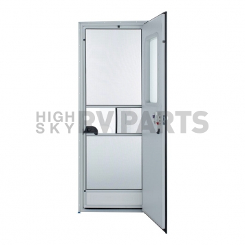 RV Entry Door - Square Corners White - Right Side Hinges - 30 Inch Width x 72 Inch Height-2