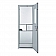 RV Entry Door - Square Corners White - Right Side Hinges - 30 Inch Width x 72 Inch Height