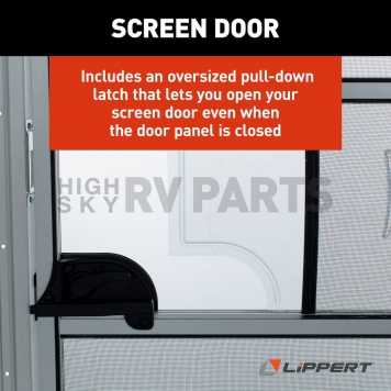 RV Entry Door - Square Corners White - Right Side Hinges - 30 Inch Width x 72 Inch Height-5