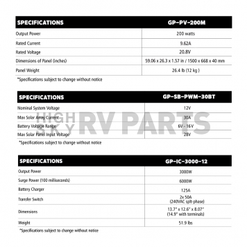 Go Power Solar Kit SOLAR EXTREME-9