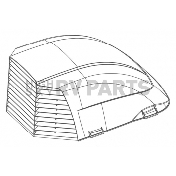 MaxxAir Ventilation Solutions Roof Vent Cover 00-933081-3