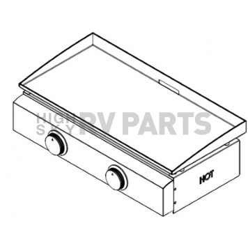 Suburban Mfg Elite Series Griddle 4063A-3