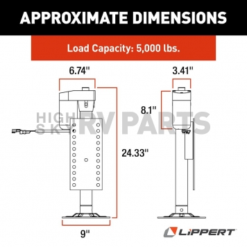 Ground Control Hall Effect Jack For Ground Control 3.0 System - 5000 Pound Capacity - Left Rear-3