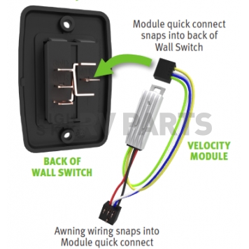 Velarium Awning Switch VA0801-4