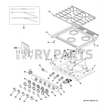 GE Appliances Stove PLD617RTSS-7