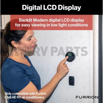 Furrion LLC Wall Thermostat FACW10ESSA2-BL-AM-4