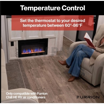 Furrion LLC Wall Thermostat FACW10ESSA2-BL-AM-6
