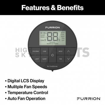 Furrion LLC Wall Thermostat FACW12ESZA2-BL-AM-3