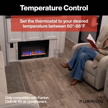Furrion LLC Wall Thermostat FACW12ESZA2-BL-AM-5