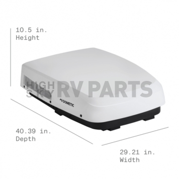 Dometic FreshJet 5 Air Conditioner - 15000 BTU Black - FJX5557MBKCS-5