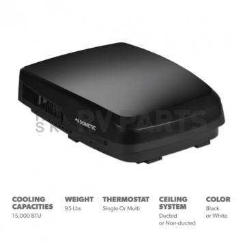 Dometic FreshJet 5 Air Conditioner - 15000 BTU Black - FJX5557MBKCS-7