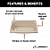 Lippert Components Bathtub 24 Inch x 40 Inch Parchment - 209388