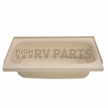 Lippert Components Bathtub - 24 Inch x 40 Inch Parchment - 209392-1