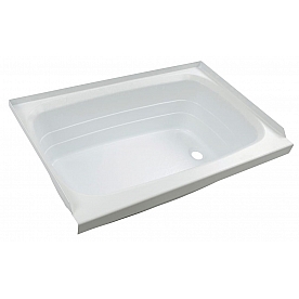 Lippert Components Bathtub - 24 Inch x 36 Inch White - 209658