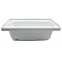 Lippert Components Bathtub - 24 Inch x 36 Inch White - 209658