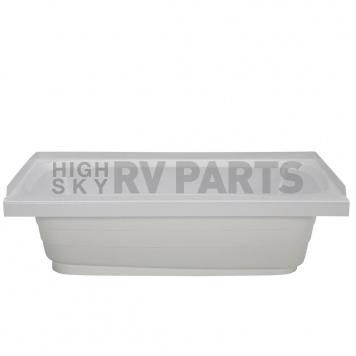 Lippert Components Bathtub - 24 Inch x 40 Inch White - 209678-2
