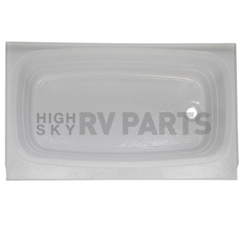 Lippert Components Bathtub - 24 Inch x 40 Inch White - 209678-3
