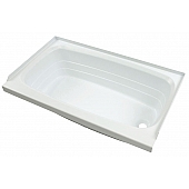 Lippert Components Bathtub - 24 Inch x 46 Inch White - 209683