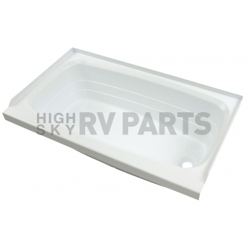 Lippert Components Bathtub - 24 Inch x 46 Inch White - 209683