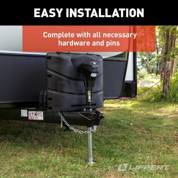 Lippert Components 3500 Pound Capacity Trailer Tongue Jack 285318-4