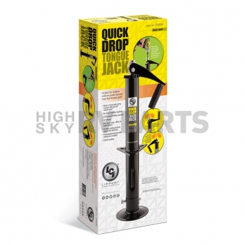 Lippert Components Manual Trailer Tongue Jack  2000 Pound Capacity - 733926-3